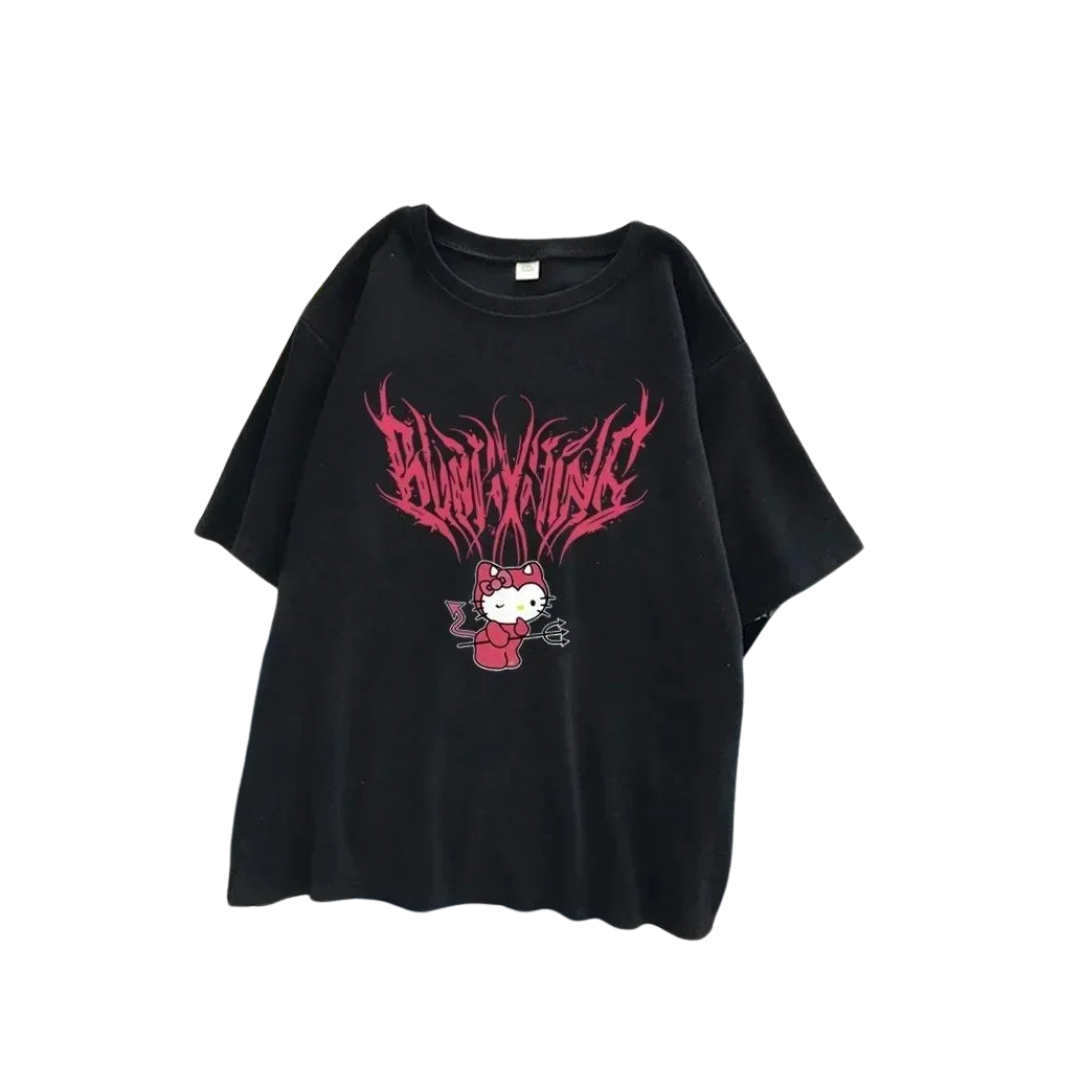 Devil Hello Kitty Cotton Tee