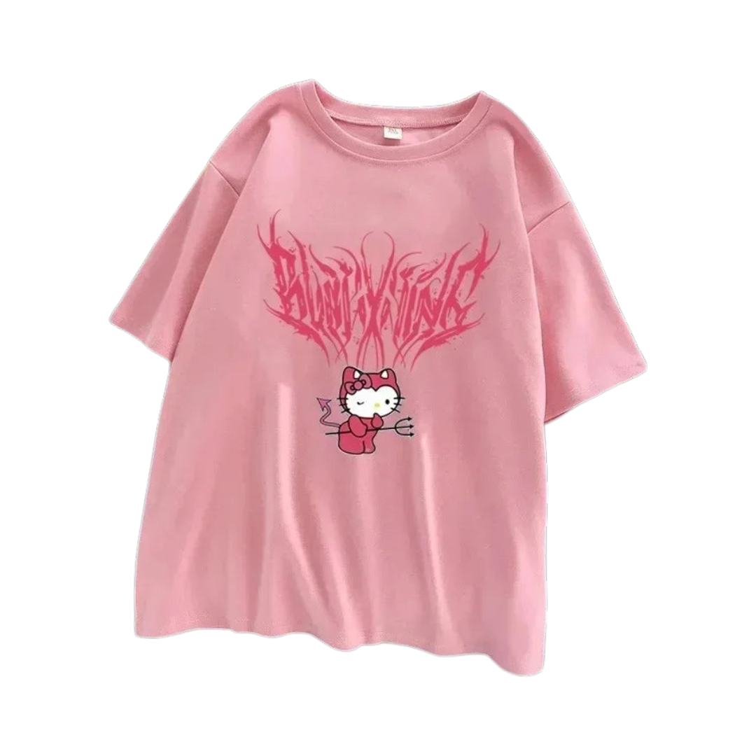 Devil Hello Kitty Cotton Tee